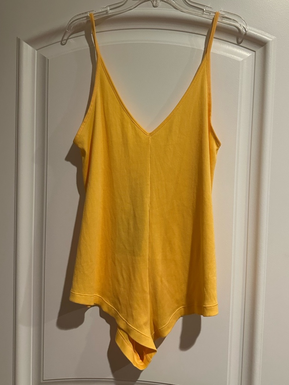 Savage X Fenty NWT Yellow V-Neck Spaghetti Strap Sleep/Loungewear Romper Size S